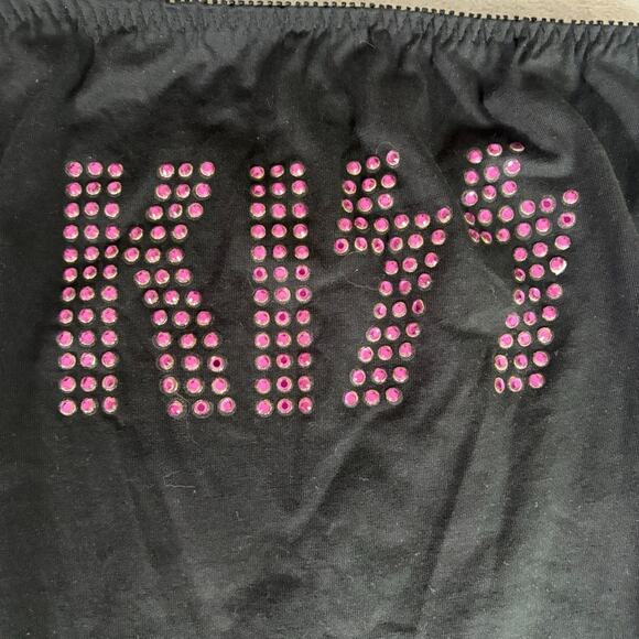 KISS David Dalrymple Patricia Field NY Fringe Tube Top Mini Dress size M y2k 90s - Picture 9 of 14